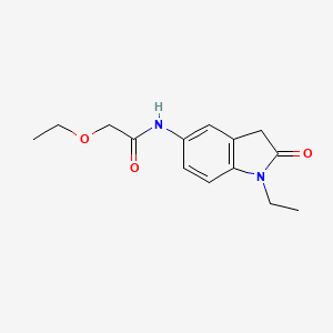 2-ethoxy-N-(1-ethyl-2-oxoindolin-5-yl)acetamide