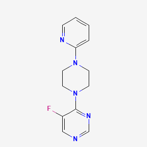 5-Fluoro-4-(4-(pyridin-2-yl)piperazin-1-yl)pyrimidine