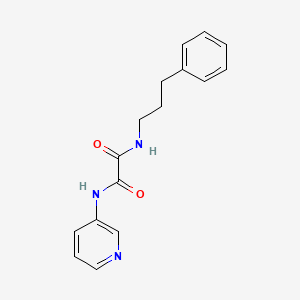 molecular formula C16H17N3O2 B2581466 N1-(3-苯丙基)-N2-(吡啶-3-基)草酰胺 CAS No. 920253-53-8