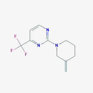 molecular formula C11H12F3N3 B2581514 2-(3-Methylidenepiperidin-1-yl)-4-(trifluoromethyl)pyrimidine CAS No. 2097882-78-3
