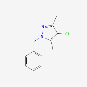 molecular formula C12H13ClN2 B2581558 1-benzyl-4-chloro-3,5-dimethyl-1H-pyrazole CAS No. 1205921-44-3
