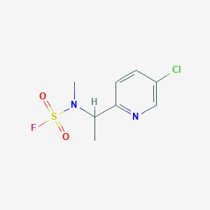 N-[1-(5-Chloropyridin-2-yl)ethyl]-N-methylsulfamoyl fluoride
