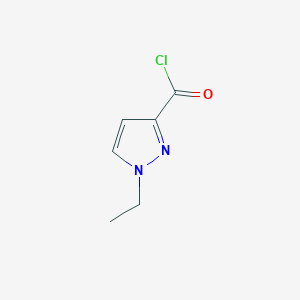 molecular formula C6H7ClN2O B2581679 1-ethyl-1H-pyrazole-3-carbonyl chloride CAS No. 1006471-16-4