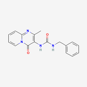 molecular formula C17H16N4O2 B2581681 1-benzyl-3-(2-methyl-4-oxo-4H-pyrido[1,2-a]pyrimidin-3-yl)urea CAS No. 1021051-69-3