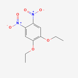 molecular formula C10H12N2O6 B2581690 1,2-Diethoxy-4,5-dinitrobenzene CAS No. 40294-27-7
