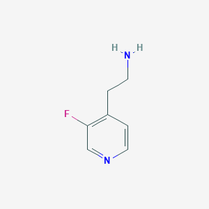 molecular formula C7H9FN2 B2581705 2-(3-Fluoropyridin-4-yl)ethan-1-amine CAS No. 910410-89-8