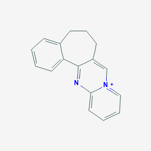 molecular formula C17H15N2+ B258171 5H,6H,7H-benzo[6,7]cyclohepta[1,2-d]pyrido[1,2-a]pyrimidin-9-ium 