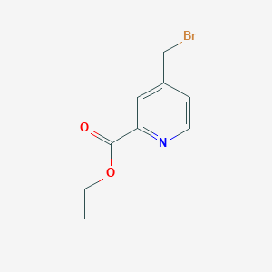 molecular formula C9H10BrNO2 B2581721 Ethyl 4-(bromomethyl)picolinate CAS No. 153994-03-7