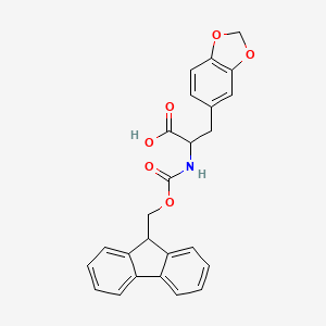 molecular formula C25H21NO6 B2581726 Fmoc-Thr(tBu)-Phe-OH CAS No. 1702522-80-2