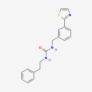 molecular formula C19H19N3OS B2581732 1-Phenethyl-3-(3-(thiazol-2-yl)benzyl)urea CAS No. 1421449-60-6