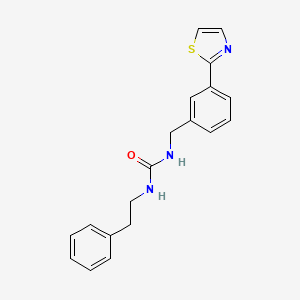 molecular formula C19H19N3OS B2581732 1-Phénéthyl-3-(3-(thiazol-2-yl)benzyl)urée CAS No. 1421449-60-6