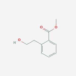 molecular formula C10H12O3 B2581827 Benzoic acid, 2-(2-hydroxyethyl)-, methyl ester CAS No. 1417739-43-5