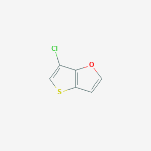 molecular formula C6H3ClOS B2581887 6-Chlorothieno[3,2-b]furan CAS No. 1379260-84-0