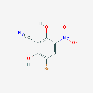 3-Bromo-2,6-dihydroxy-5-nitrobenzonitrile