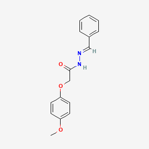 (E)-N'-benzylidene-2-(4-methoxyphenoxy)acetohydrazide