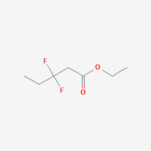 molecular formula C7H12F2O2 B2581966 Ethyl 3,3-difluoropentanoate CAS No. 82191-83-1