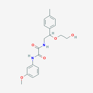 molecular formula C20H24N2O5 B2581975 N1-(2-(2-hydroxyethoxy)-2-(p-tolyl)ethyl)-N2-(3-methoxyphenyl)oxalamide CAS No. 1795191-26-2