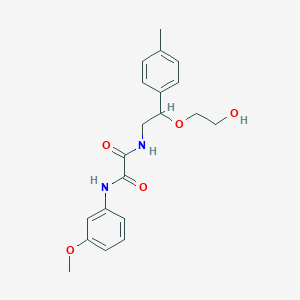 molecular formula C20H24N2O5 B2581975 N1-(2-(2-羟基乙氧基)-2-(对甲苯基)乙基)-N2-(3-甲氧基苯基)草酰胺 CAS No. 1795191-26-2