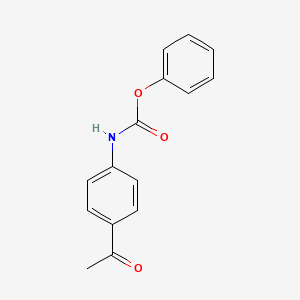 molecular formula C15H13NO3 B2581994 苯基N-(4-乙酰苯基)氨基甲酸酯 CAS No. 99134-77-7