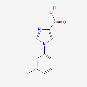 molecular formula C11H10N2O2 B2581995 1-(3-methylphenyl)-1H-imidazole-4-carboxylic acid CAS No. 952958-67-7