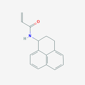 molecular formula C16H15NO B2582015 N-(2,3-Dihydro-1H-phenalen-1-yl)prop-2-enamide CAS No. 2305552-23-0