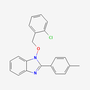 1-[(2-chlorobenzyl)oxy]-2-(4-methylphenyl)-1H-1,3-benzimidazole