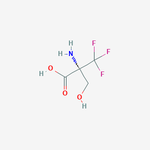 molecular formula C4H6F3NO3 B2582055 (R)-Trifluoromethylserine CAS No. 168074-55-3