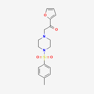 1-(Furan-2-yl)-2-(4-tosylpiperazin-1-yl)ethanone