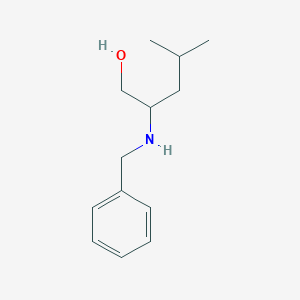 molecular formula C13H21NO B2582107 2-(Benzylamino)-4-methylpentan-1-ol CAS No. 92111-70-1