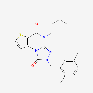 molecular formula C21H24N4O2S B2582153 Chembl4568046 CAS No. 1359458-77-7