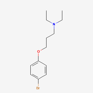 molecular formula C13H20BrNO B2582166 3-(4-bromophenoxy)-N,N-diethylpropan-1-amine CAS No. 92102-23-3
