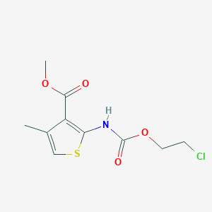 Methyl 2-{[(2-chloroethoxy)carbonyl]amino}-4-methylthiophene-3-carboxylate