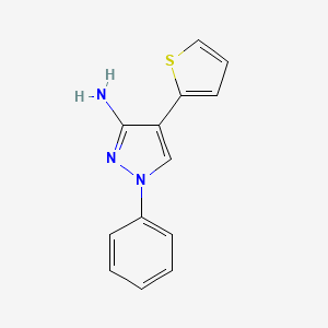 1-phenyl-4-(2-thienyl)-1H-pyrazol-3-ylamine