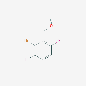 molecular formula C7H5BrF2O B2582307 2-Bromo-3,6-difluorobenzyl alcohol CAS No. 1404115-38-3