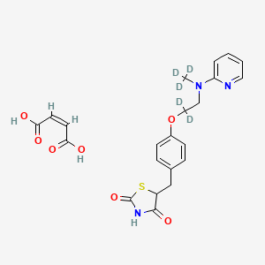 molecular formula C22H23N3O7S B2582329 Rosiglitazone-D5 maleate CAS No. 1215168-64-1