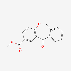 molecular formula C16H12O4 B2582332 11-氧代-6H-苯并[c][1]苯并氧杂茚-2-羧酸甲酯 CAS No. 79669-87-7