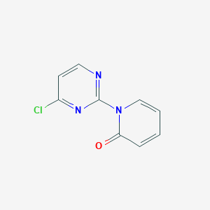 molecular formula C9H6ClN3O B2582344 1-(4-Chloropyrimidin-2-yl)-1,2-dihydropyridin-2-one CAS No. 959238-99-4