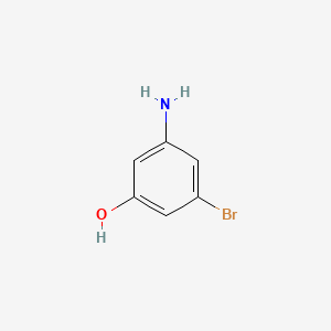molecular formula C6H6BrNO B2582355 3-Amino-5-bromophenol CAS No. 100367-38-2; 100367-38-2