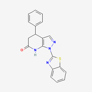 molecular formula C19H14N4OS B2582372 Neurotoxin Inhibitor CAS No. 951571-70-3
