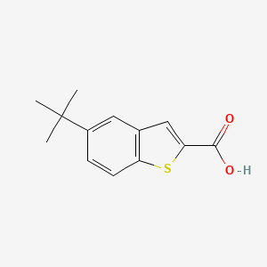 molecular formula C13H14O2S B2582385 5-Tert-butyl-1-benzothiophene-2-carboxylic acid CAS No. 126231-21-8