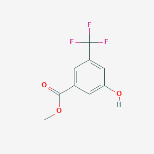 molecular formula C9H7F3O3 B2582390 Methyl 3-hydroxy-5-(trifluoromethyl)benzoate CAS No. 796119-63-6