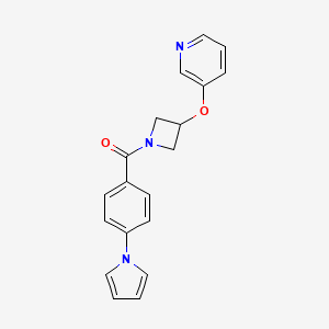 (4-(1H-pyrrol-1-yl)phenyl)(3-(pyridin-3-yloxy)azetidin-1-yl)methanone