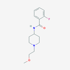 2-Fluoro-N-[1-(2-methoxyethyl)piperidin-4-YL]benzamide