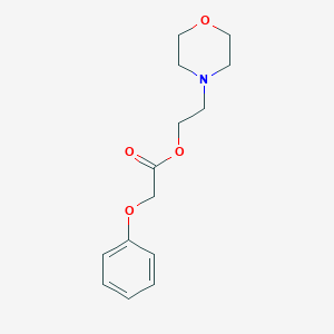 molecular formula C14H19NO4 B258255 2-(Morpholin-4-yl)ethyl phenoxyacetate 