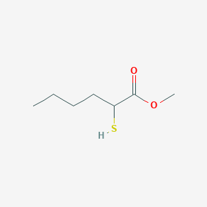 molecular formula C7H14O2S B2582560 Methyl 2-sulfanylhexanoate CAS No. 1565047-29-1