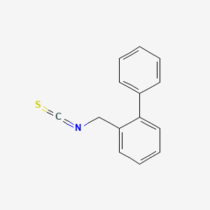 molecular formula C14H11NS B2582568 2-Phenylbenzyl isothiocyanate CAS No. 442689-74-9