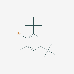 molecular formula C15H23Br B258259 2-Bromo-1,5-ditert-butyl-3-methylbenzene 