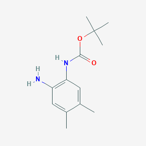 molecular formula C13H20N2O2 B2582590 Tert-butyl N-(2-amino-4,5-dimethylphenyl)carbamate CAS No. 371158-46-2