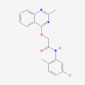 N-(5-chloro-2-methylphenyl)-2-[(2-methylquinazolin-4-yl)oxy]acetamide