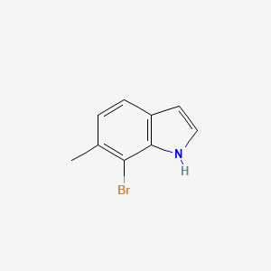 molecular formula C9H8BrN B2582605 7-溴-6-甲基-1H-吲哚 CAS No. 1360885-93-3